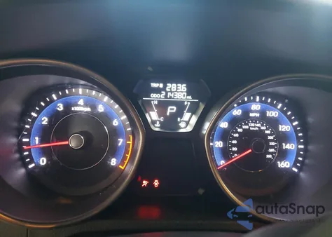 2012 Hyundai Elantra Gls z USA, uszkodzony, nr VIN 5NPDH4AE7CH095756